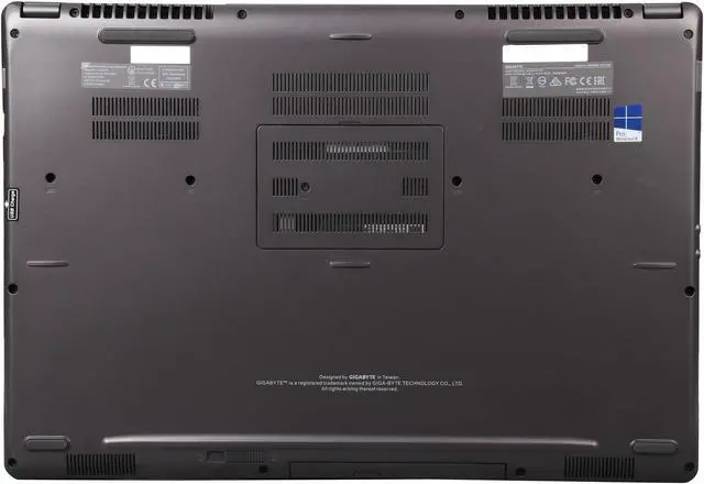 Alt view image 7 of 8 - GIGABYTE - 17.3" NVIDIA GeForce GTX 980M - Intel Core i7-4720HQ  - 16GB Memory - 256 GB SSD - Windows 7 Professional 64-Bit / Windows 8.1 Pro downgrade - Gaming Laptop - (P37X-CF2 )