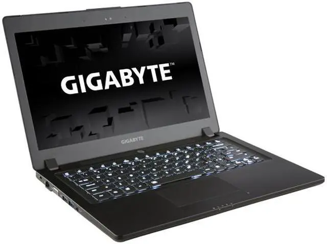 Alt view image 3 of 7 - GIGABYTE - 14.0" NVIDIA GeForce GTX 965M - Intel Core i7-4720HQ  - 8GB Memory - 128 GB SSD - Windows 8.1 64-Bit - Gaming Laptop - (P34K-CF1 )