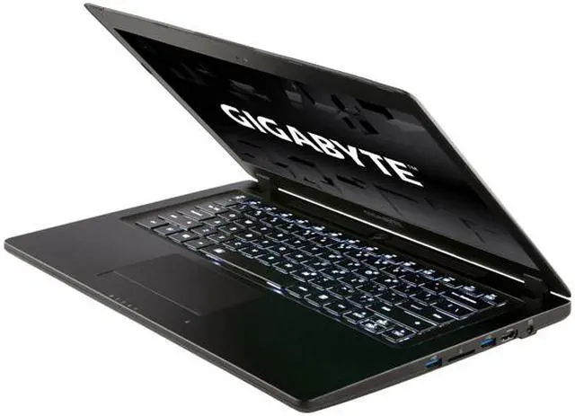Alt view image 4 of 7 - GIGABYTE - 14.0" NVIDIA GeForce GTX 965M - Intel Core i7-4720HQ  - 8GB Memory - 128 GB SSD - Windows 8.1 64-Bit - Gaming Laptop - (P34K-CF1 )