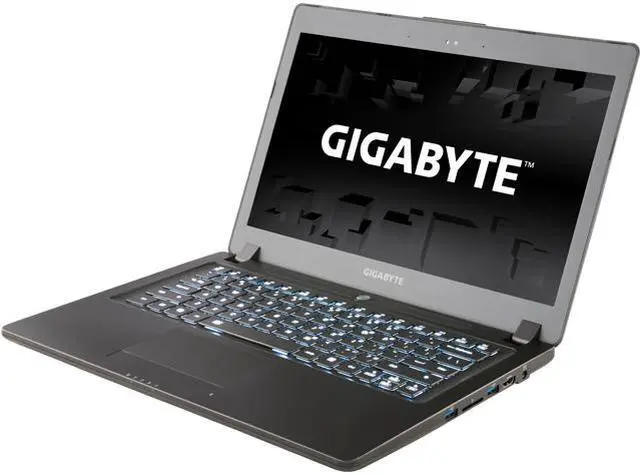 Main image of GIGABYTE - 14.0" NVIDIA GeForce GTX 970M - Intel Core i7-6700HQ - 8GB Memory - - Windows 10 Home 64-Bit - Gaming Laptop - (P34Wv5-SL1 )