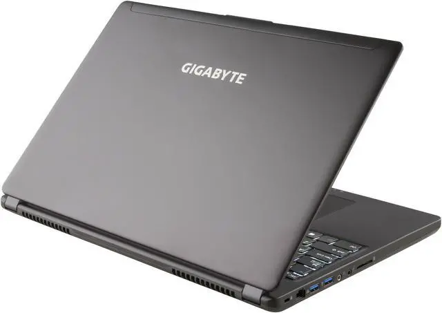 Alt view image 11 of 19 - GIGABYTE P Series - 15.6" GeForce GTX 1070 - Intel Core i7-6700HQ  - 16GB Memory - 512 GB SSD - Windows 10 Home 64-Bit - Gaming Laptop - IPS (P35Xv6-PC4D )