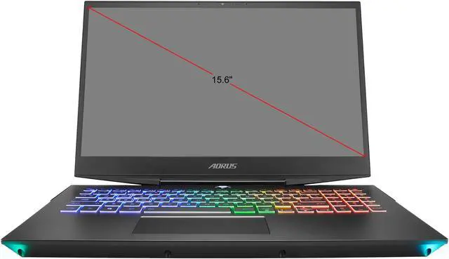 Alt view image 16 of 16 - AORUS 15-X9-RT4AD Core i7-8750H NVIDIA GeForce RTX 2070 16 GB Memory 512 GB Intel SSD 1 TB HDD Win10 15.6" FHD LG IPS 144 Hz Gaming Laptop -- ONLY @ NEWEGG