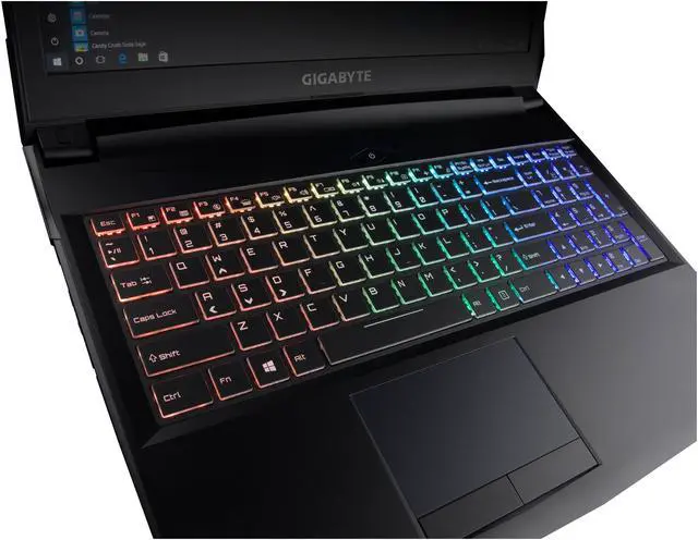 Alt view image 9 of 16 - GIGABYTE Sabre 15K-KB3 15.6" FHD IPS Intel Core i7 7th Gen 7700HQ (2.80 GHz) NVIDIA GeForce GTX 1050 Ti 16 GB Memory 256 GB M.2 SSD 1 TB HDD Windows 10 Home 64-Bit Gaming Laptops RGB Backlit Keyboard