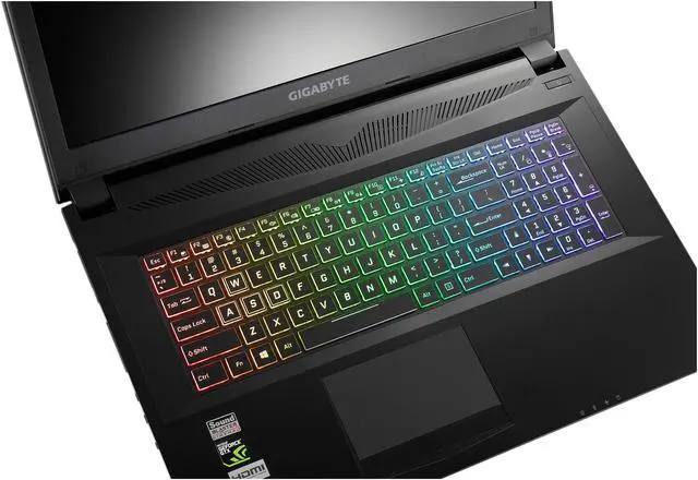 Alt view image 9 of 15 - GIGABYTE - 17.3" GeForce GTX 1050 - Intel Core i7-7700HQ - 16GB Memory - 128 GB SSD - Windows 10 Home 64-Bit - Gaming Laptop - (Sabre 17G-NE2 )