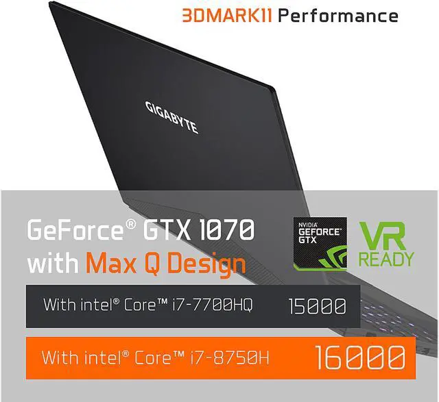 Alt view image 17 of 18 - GIGABYTE Aero 15X v8-BK4 15.6" Thin Bezel 144 Hz GTX 1070 8 GB VRAM i7-8750H 16 GB Memory 512 GB SSD Windows 10 Home VR Ready Gaming Laptop