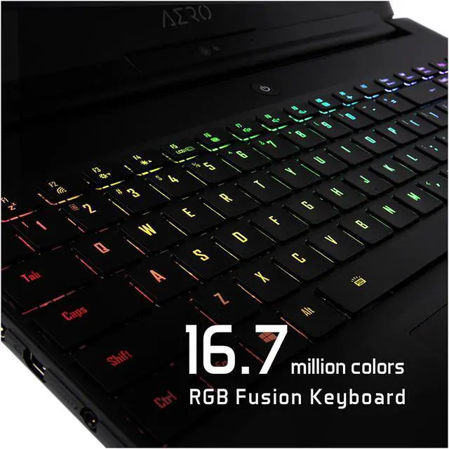 Alt view image 15 of 18 - GIGABYTE Aero 15X v8-BK4 15.6" Thin Bezel 144 Hz GTX 1070 8 GB VRAM i7-8750H 16 GB Memory 512 GB SSD Windows 10 Home VR Ready Gaming Laptop