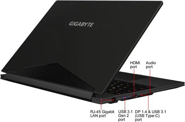 Alt view image 17 of 17 - GIGABYTE AERO 15-X9-RT5P Core i7-8750H NVIDIA GeForce RTX 2070 16 GB Memory 1 TB Intel SSD Win10 Pro 15.6" FHD LG IPS 144 Hz Gaming Laptop