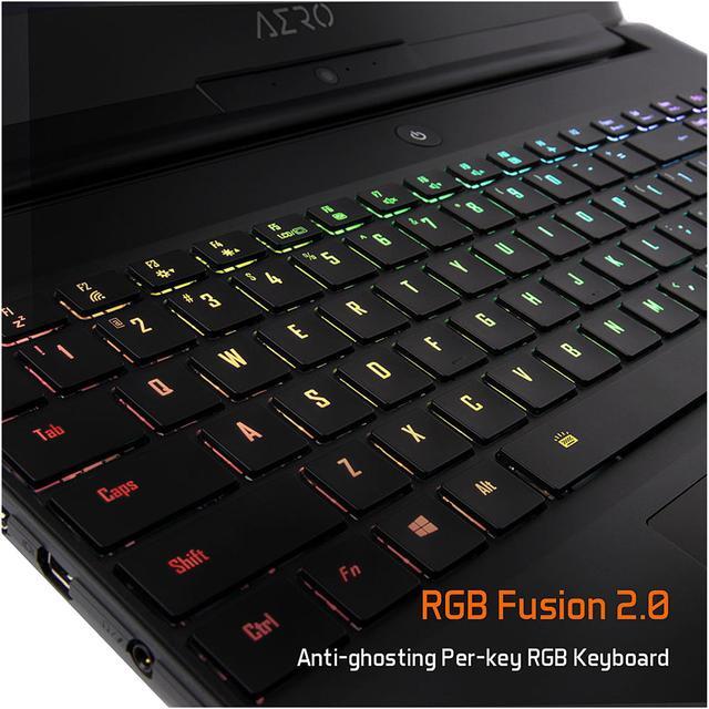 Alt view image 8 of 11 - GIGABYTE - Gaming, Creator Laptop - 15.6" FHD IGZO 144 Hz, Intel Core i7-9750H, NVIDIA GeForce RTX 2070 Max-Q, 16 GB RAM, 512 GB Intel SSD, Win 10, AERO 15 Classic-(XA-F74ADW)