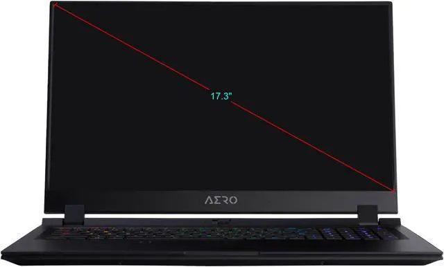 Alt view image 2 of 20 - GIGABYTE AERO 17 WA-7US1130SO - 17.3" 144 Hz IPS - Intel Core i7 9th Gen 9750H (2.60 GHz) - NVIDIA GeForce RTX 2060 - 16 GB Memory 512 GB SSD - Windows 10 Home 64-bit - Gaming Laptop
