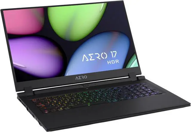 Alt view image 2 of 20 - GIGABYTE - 17.3" GeForce GTX 1660 Ti - Intel Core i7-9750H  - 8GB Memory - 256 GB SSD - Windows 10 Home 64-bit - Gaming Laptop - 144 Hz IPS (AERO 17 SA-7US1020SO )