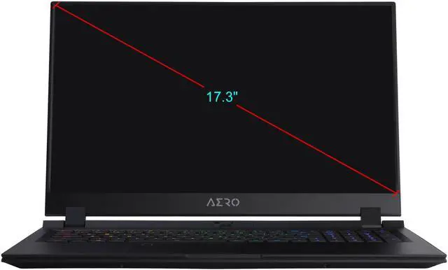 Alt view image 18 of 20 - GIGABYTE - 17.3" GeForce GTX 1660 Ti - Intel Core i7-9750H  - 8GB Memory - 256 GB SSD - Windows 10 Home 64-bit - Gaming Laptop - 144 Hz IPS (AERO 17 SA-7US1020SO )