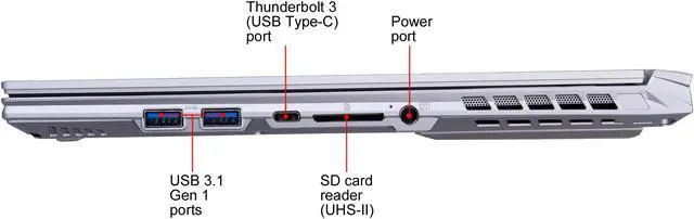 Alt view image 7 of 20 - GIGABYTE - 15.6" 4K AMOLED GeForce GTX 1660 Ti - Intel Core i7-9750H  - 16GB Memory - 512 GB SSD - Windows 10 Home 64-bit - Gaming Laptop - 60 Hz (AERO 15S OLED SA-7US5130SH )