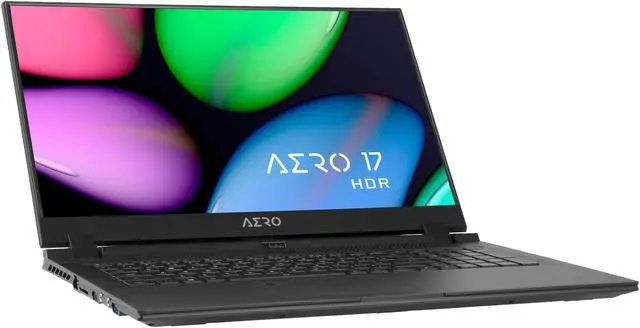Alt view image 3 of 20 - GIGABYTE AERO 17 HDR YB-9US4750SP, 17.3" Gaming Laptop, Intel Core i9-10980HK, RTX 2080 Super Max-Q, 64 GB Memory, 1 TB SSD