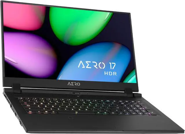 Alt view image 4 of 20 - GIGABYTE AERO 17 HDR YB-9US4750SP, 17.3" Gaming Laptop, Intel Core i9-10980HK, RTX 2080 Super Max-Q, 64 GB Memory, 1 TB SSD