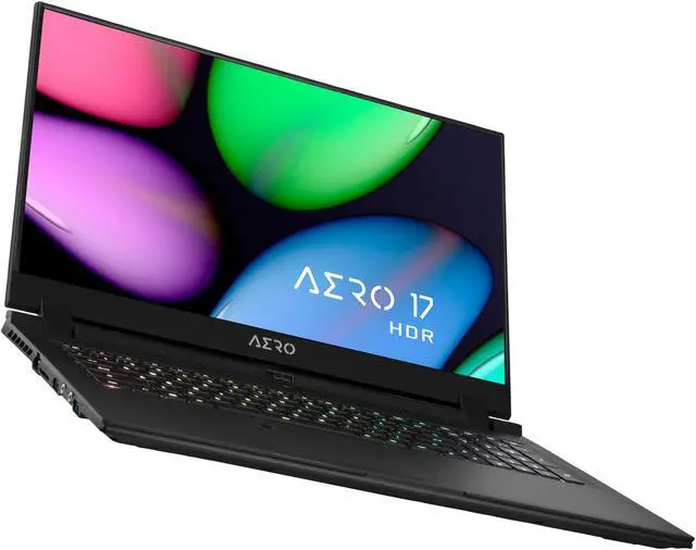 Alt view image 5 of 20 - GIGABYTE AERO 17 HDR YB-9US4750SP, 17.3" Gaming Laptop, Intel Core i9-10980HK, RTX 2080 Super Max-Q, 64 GB Memory, 1 TB SSD