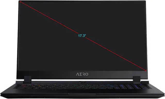 Alt view image 2 of 20 - GIGABYTE AERO 17 HDR XB-8US4130SP, 17.3" 4K/UHD Gaming Laptop, Intel Core i7-10875H, RTX 2070 Super Max-Q, 16 GB Memory, 512 GB SSD