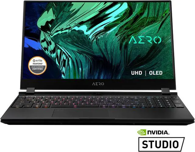 Main image of GIGABYTE AERO 15 - 15.6" 4K/UHD OLED - Intel Core i9-10980HK - NVIDIA GeForce RTX 3080 Laptop GPU 8 GB GDDR6 - 64 GB Memory - 2 TB PCIe SSD - Windows 10 Pro - Gaming Laptop (AERO 15 OLED YC-9US5760SP)
