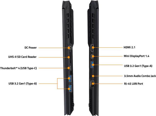 Alt view image 13 of 13 - GIGABYTE AERO 15 OLED XD - 15.6" UHD 4K AMOLED, Intel Core i7 11th Gen 11800H, NVIDIA GeForce RTX 3070, 8GB GDDR6, 16GB RAM, 1TB SSD, Win10 Pro, Creator & Gaming Laptop (AERO 15 OLED XD-73US624SP)