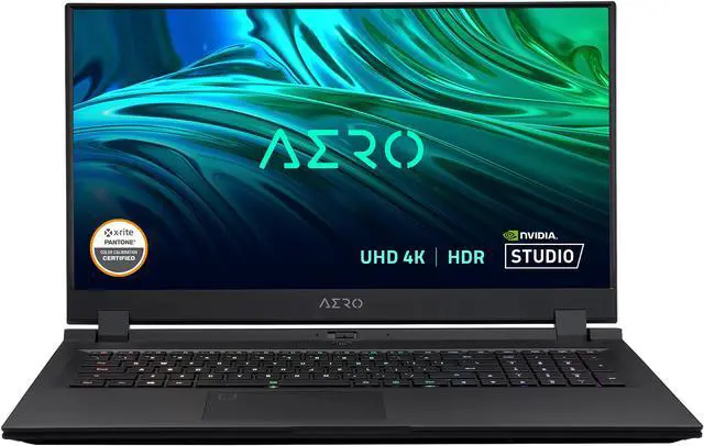 Main image of GIGABYTE AERO 17 HDR XD - 17.3" UHD 4K IPS Anti-Glare, Intel Core i7 11th Gen 11800H, NVIDIA GeForce RTX 3070, 8GB GDDR6, 16GB RAM, 1TB SSD, Win10 Pro, Creator Laptop (AERO 17 HDR XD-73US524SP)
