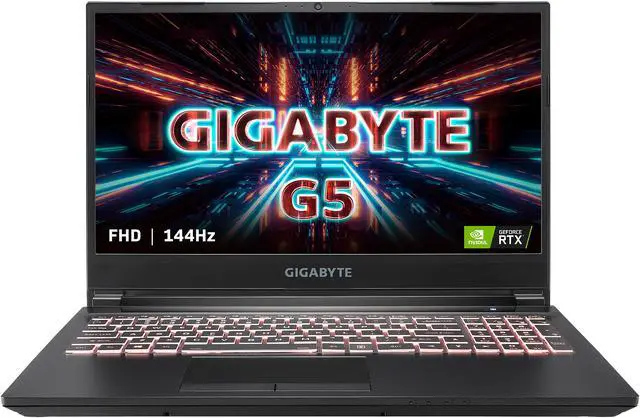 Main image of GIGABYTE G5 KC - 15.6" FHD IPS Anti-Glare 144Hz - Intel Core i5-10500H - NVIDIA GeForce RTX 3060 Laptop GPU 6 GB GDDR6 - 16 GB Memory - 512 GB PCIe SSD - Windows 10 Home - Gaming Laptop (G5 KC-5US1130SH)