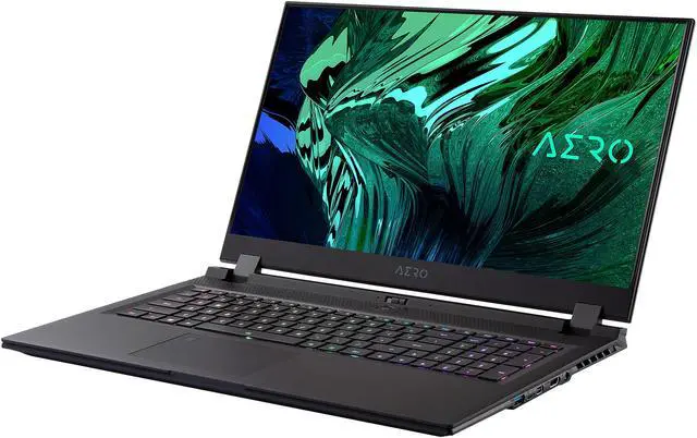 Alt view image 3 of 13 - GIGABYTE AERO 17 HDR YD - 17.3" UHD 4K IPS Anti-Glare, Intel Core i9, NVIDIA GeForce RTX 3080 Laptop GPU 8GB GDDR6, 32GB RAM, 512GB SSD + 1TB SSD, Win10 Pro, Creator Laptop (AERO 17 HDR YD-93US548SP)