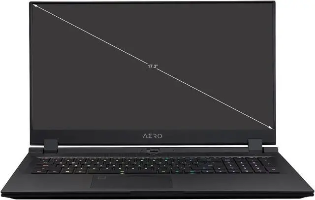 Alt view image 2 of 13 - GIGABYTE AERO 17 HDR YD - 17.3" UHD 4K IPS Anti-Glare, Intel Core i9, NVIDIA GeForce RTX 3080 Laptop GPU 8GB GDDR6, 32GB RAM, 512GB SSD + 1TB SSD, Win10 Pro, Creator Laptop (AERO 17 HDR YD-93US548SP)