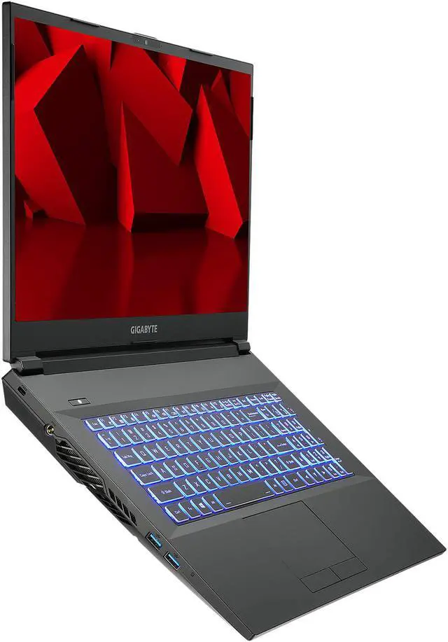 Alt view image 5 of 14 - GIGABYTE A7 X1 - 17.3" FHD IPS Anti-Glare 144Hz - AMD Ryzen 9 5900HX - NVIDIA GeForce RTX 3070 Laptop GPU 8 GB GDDR6 - 16 GB Memory - 512 GB PCIe SSD - Windows 10 Home - Gaming Laptop (A7 X1-CUS1130SH)