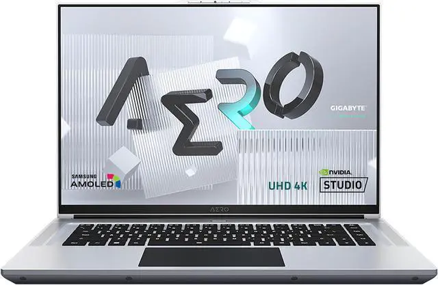 Main image of GIGABYTE AERO 16 YE5 - 16" 4K/UHD+ Samsung AMOLED 60Hz - Intel Core i9-12900HK - NVIDIA GeForce RTX 3080 Ti Laptop GPU 16GB GDDR6 - 32GB DDR5 RAM - 3TB SSD - Win11 Pro - Creator & Gaming Laptop (AERO 16 YE5-94US949HP)
