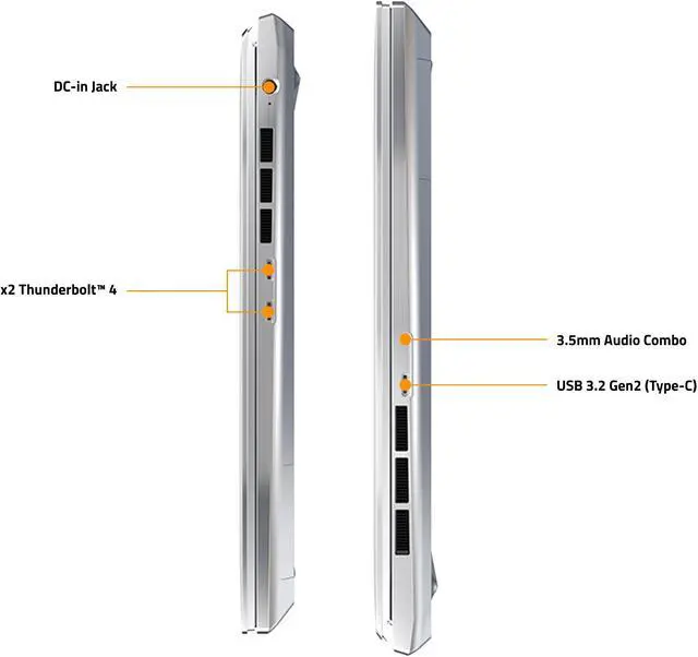 Alt view image 7 of 8 - GIGABYTE - 16" 4K / UHD AMOLED - Intel Core i9 12th Gen 12900H (2.50GHz) - NVIDIA GeForce RTX 3080 Ti Laptop GPU - 64 GB DDR5 - 2 TB Gen4 SSD (7K) SSD - Windows 11 Pro - Gaming Laptop (AERO 16 YE5-A4US958HP )