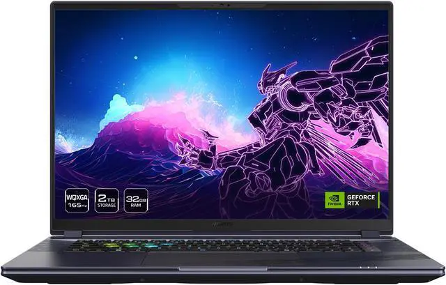 Alt view image 12 of 12 - Aorus 16X Series - 16'' GeForce RTX 4070 Laptop GPU - Intel Core i9-14900HX - 32GB Memory - 2 TB PCIe SSD - Windows 11 Home 64-bit - Gaming Laptop - 165 Hz IPS (16X ASG-63USC65SH )