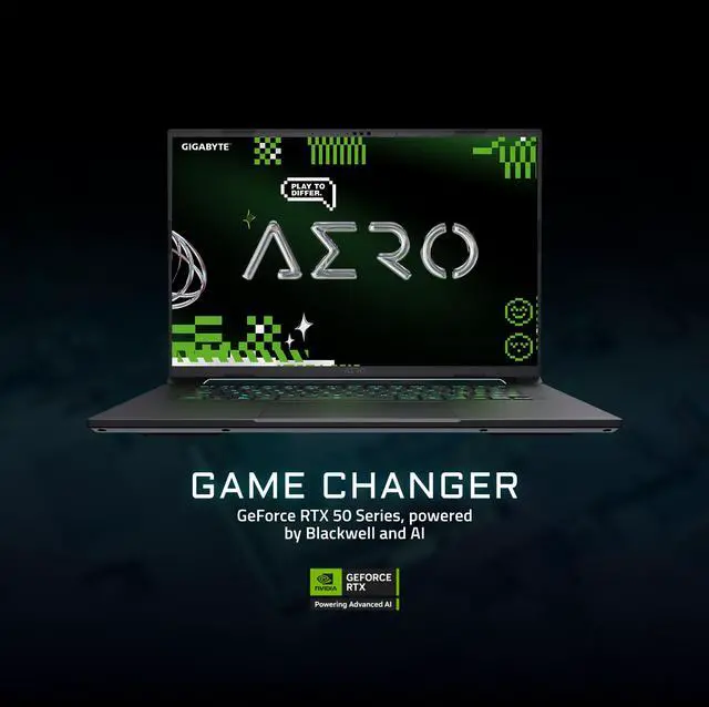 Alt view image 18 of 17 - GIGABYTE AERO X16; Copilot+ PC - 165Hz 2560x1600 WQXGA - NVIDIA GeForce RTX 5070 - AMD Ryzen AI 7 350 - 1TB SSD with 16GB DDR5 RAM - Windows 11 Home - Lunar White (GIGABYTE AERO X16 1WH93USC94DH)