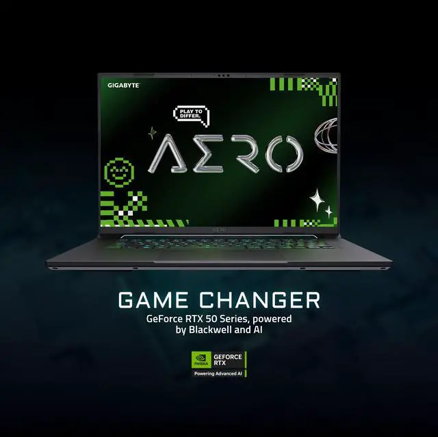 Alt view image 3 of 19 - GIGABYTE AERO X16; Copilot+ PC - 165Hz 2560x1600 WQXGA - NVIDIA GeForce RTX 5070 - AMD Ryzen AI 9 HX 370 - 1TB SSD with 32GB DDR5 RAM - Windows 11 Home - Space Gray