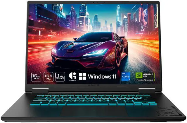 Alt view image 4 of 12 - GIGABYTE - 16" GeForce RTX 5070 Laptop GPU - Intel Core i7-13620H - 32GB Memory - 2 TB SSD - Windows 11 Home - Gaming Laptops - 165 Hz IPS (GAMING A16 CWHI3US894SH )