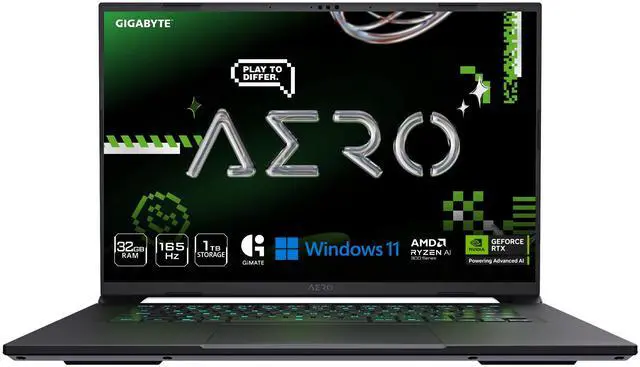 Alt view image 2 of 12 - GIGABYTE - AERO X16 - 165Hz 2560x1600 WQXGA - NVIDIA GeForce RTX 5070 - AMD Ryzen 7 AI 350 - 1TB SSD with 16GB DDR5 RAM - Windows 11 Home (GIGABYTE AERO X16 1WH93USC94DH)