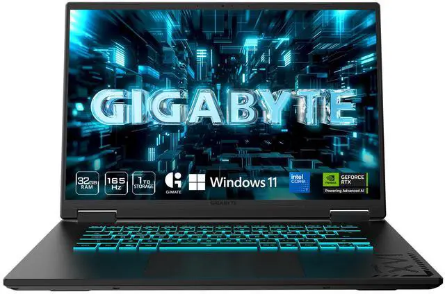 Alt view image 2 of 19 - GIGABYTE - GAMING A16 PRO Gaming Laptop - 165Hz 2560x1600 WQXGA - NVIDIA GeForce RTX 5080 - Intel Core 7 240H - 1TB SSD with 32GB LPDDR5X RAM - Windows 11 Home (GAMING A16 PRO DYHG5USCC4SH)