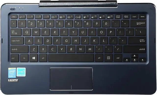 Alt view image 8 of 10 - ASUS Transformer Book Intel Core M-5Y10 4 GB LPDDR3 Memory Intel HD Graphics 5300 12.5" 10-finger multi-touch 1920 x 1080 Detachable 2-in-1 Tablet Windows 8.1 64-Bit T300CHI-F1-DB(M)