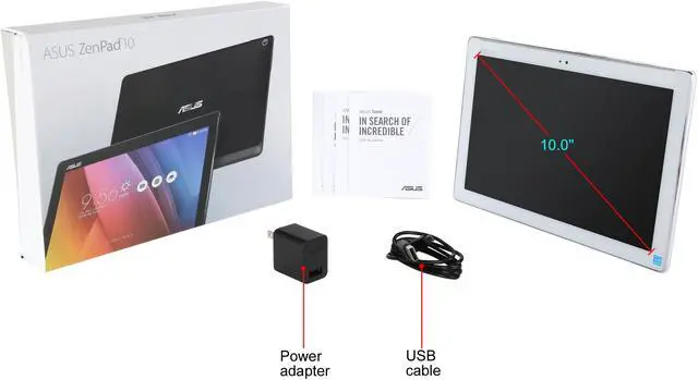 Alt view image 4 of 9 - ASUS Zenpad 10 Z300M-A2-GD MTK MT8163 (1.30 GHz) 2 GB Memory 16 GB eMMC 10.1" 1280 x 800 Tablet Android 7.0 (Nougat) Rose Gold