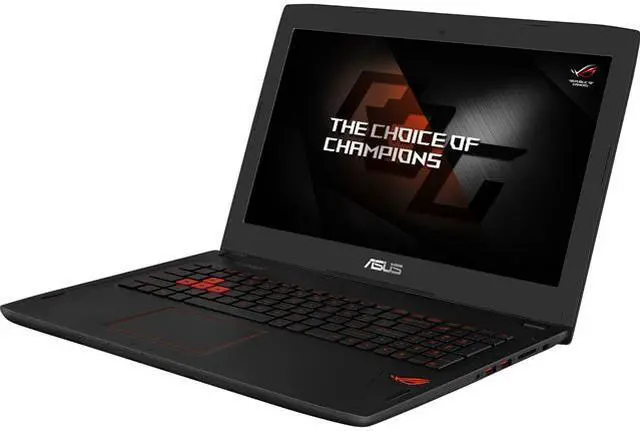 Main image of ASUS GL502VT-DS74 Gaming Laptops 6th Generation Intel Core i7 6700HQ (2.60 GHz) 16 GB Memory 1 TB HDD 128 GB SSD NVIDIA GeForce GTX 970M 6 GB GDDR5 15.6" 160-degree viewing angle Windows 10 Home 64Bit