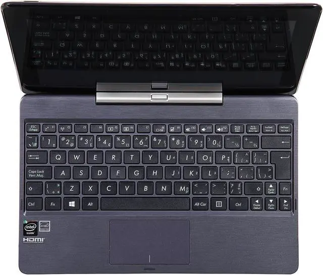 Alt view image 7 of 12 - ASUS Transformer Book T100TAF-B14-GR 2-in-1 Tablet Intel Atom Z3735F (1.33 GHz) 32 GB eMMC Intel HD Graphics Shared Memory 10.1" Touchscreen Windows 8.1