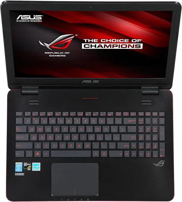 Alt view image 6 of 8 - ASUS ROG GL551 series - 15.6" NVIDIA GeForce GTX 960M - Intel Core i7-4720HQ  - 16GB Memory - 128 GB SSD - Windows 8.1 64-Bit - Gaming Laptops - IPS (GL551JW-DS74-R )