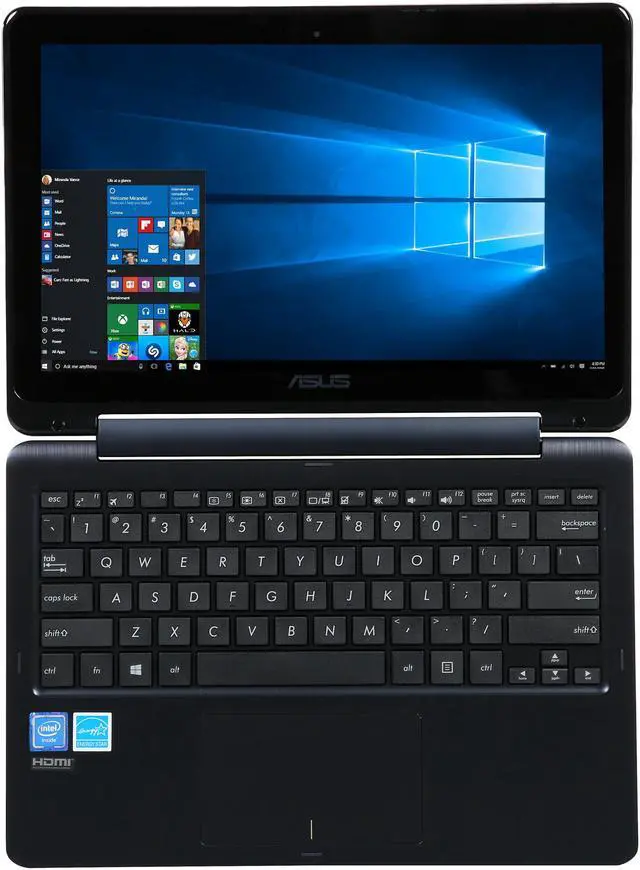 Alt view image 8 of 10 - ASUS Transformer Book Flip TP200SA-UHBF 2-in-1 Laptop Intel Celeron N3050 (1.60 GHz) 32 GB eMMC Intel HD Graphics Shared memory 11.6" Windows 10 Home 64-Bit