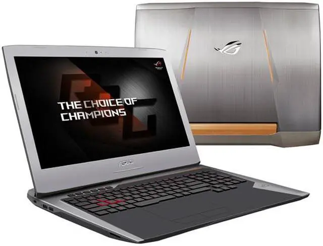 Alt view image 8 of 8 - ASUS ROG G752VS-XB78K OC Edition Gaming Laptop 6th Generation Intel Core i7 6820HK (2.70 GHz) 64 GB Memory 1 TB HDD 512 GB SSD NVIDIA GeForce GTX 1070 8 GB GDDR5 17.3" Full HD 1920 x 1080 Windows 10 Pro 64-Bit