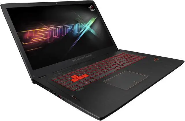 Alt view image 9 of 17 - ASUS ROG Strix GL702VM-DB74 Gaming Laptop Intel Core i7 6700HQ (2.6 GHz) 16 GB Memory 1 TB HDD 256 GB SSD NVIDIA GeForce GTX 1060 6 GB 17.3" FHD 1920 x 1080 Windows 10 Home 64-Bit (VR Ready)