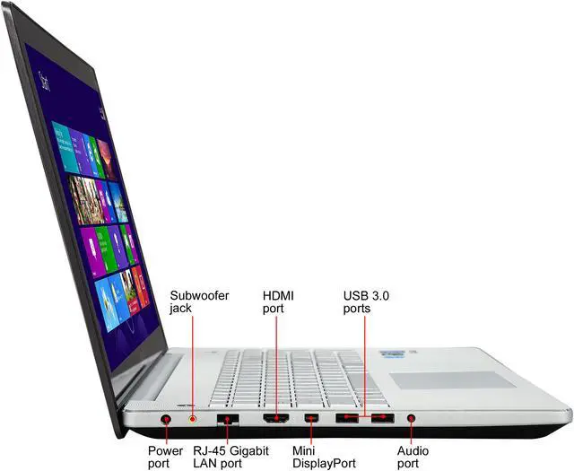 Alt view image 4 of 8 - ASUS - 15.6" NVIDIA GeForce GTX 950M - Intel Core i7-4720HQ - 8GB Memory - - Windows 8.1 64-Bit - Laptop - IPS (N550JX-DS71T )