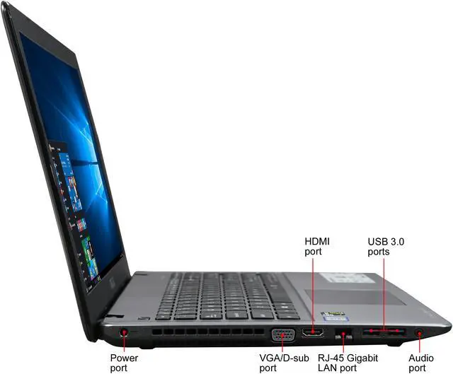 Alt view image 5 of 8 - ASUS 15.6" FHD F550VX-NH76 Intel Core i7 6700HQ (2.60 GHz) NVIDIA GeForce GTX 950M 8 GB Memory 128 GB SSD 1 TB HDD Windows 10 Home 64-Bit Gaming Laptop - "ONLY @ NEWEGG"
