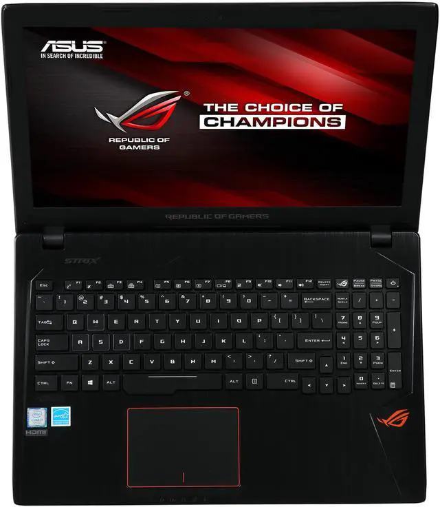 Alt view image 6 of 8 - ASUS ROG GL553VD-DS71 Laptop Intel Core i7-7700HQ (2.80 GHz) 16 GB Memory 1 TB HDD NVIDIA GeForce GTX 1050 4 GB GDDR5 15.6" Windows 10 Home 64-Bit