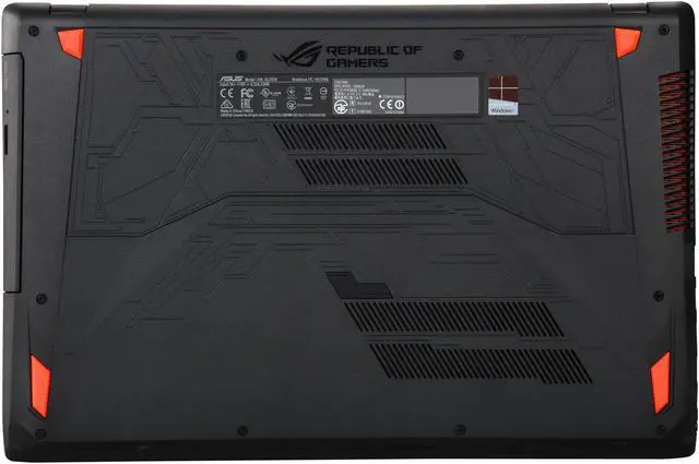 Alt view image 7 of 8 - ASUS ROG GL553VD-DS71 Laptop Intel Core i7-7700HQ (2.80 GHz) 16 GB Memory 1 TB HDD NVIDIA GeForce GTX 1050 4 GB GDDR5 15.6" Windows 10 Home 64-Bit