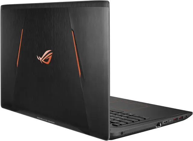 Alt view image 9 of 10 - ASUS ROG - 17.3" GeForce GTX 1050 Ti - Intel Core i7-7700HQ  - 16GB Memory - 256 GB SSD - Windows 10 Home 64-Bit - Gaming Laptop - (GL753VE-DS74 )