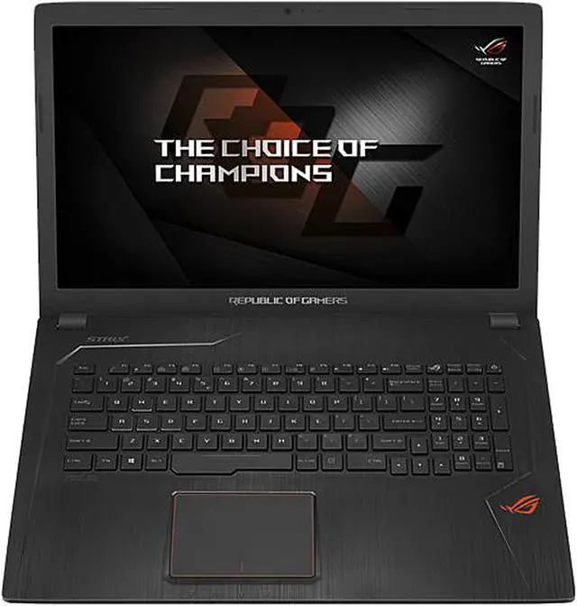 Alt view image 5 of 10 - ASUS ROG - 17.3" GeForce GTX 1050 Ti - Intel Core i7-7700HQ  - 16GB Memory - 256 GB SSD - Windows 10 Home 64-Bit - Gaming Laptop - (GL753VE-DS74 )