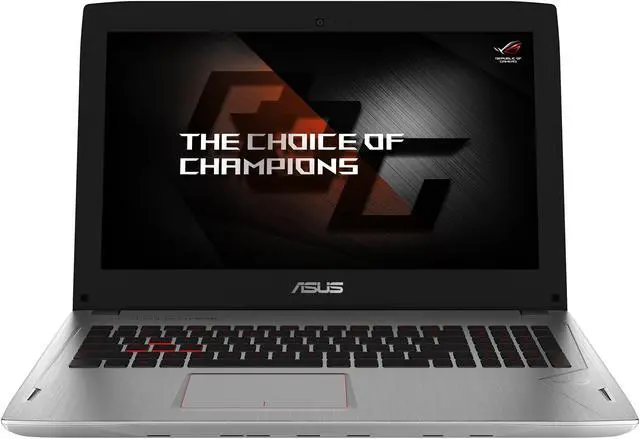 Alt view image 2 of 11 - ASUS ROG GL502VM-DS74 15.6" Intel Core i7 7th Gen 7700HQ (2.80 GHz) NVIDIA GeForce GTX 1060 6 GB VR Ready 16 GB Memory 128 GB SSD 1 TB HDD Windows 10 Home 64-Bit Gaming Laptop
